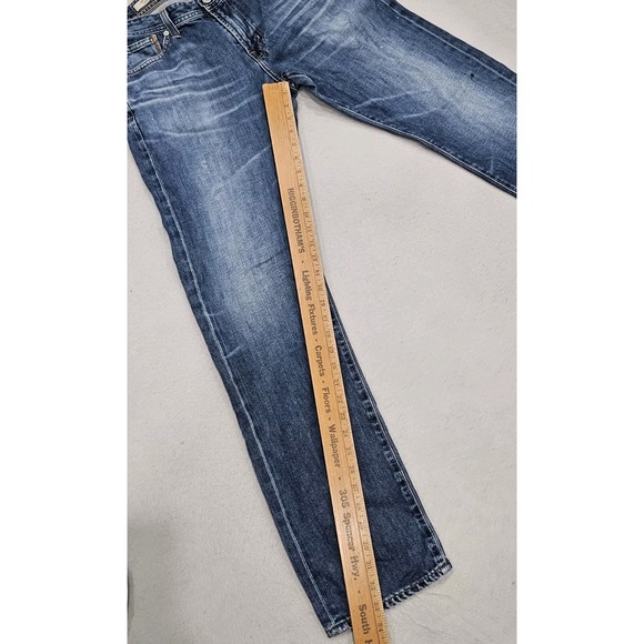 Adriano Goldschmied AG The Graduate Tailored Leg Denim Jeans Men's 32x33 *STAINS - Picture 10 of 16